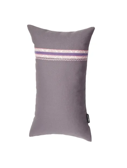 Meditationskissen Taupe mit Borte
