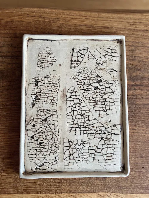 Handgefertigtes Teetablett